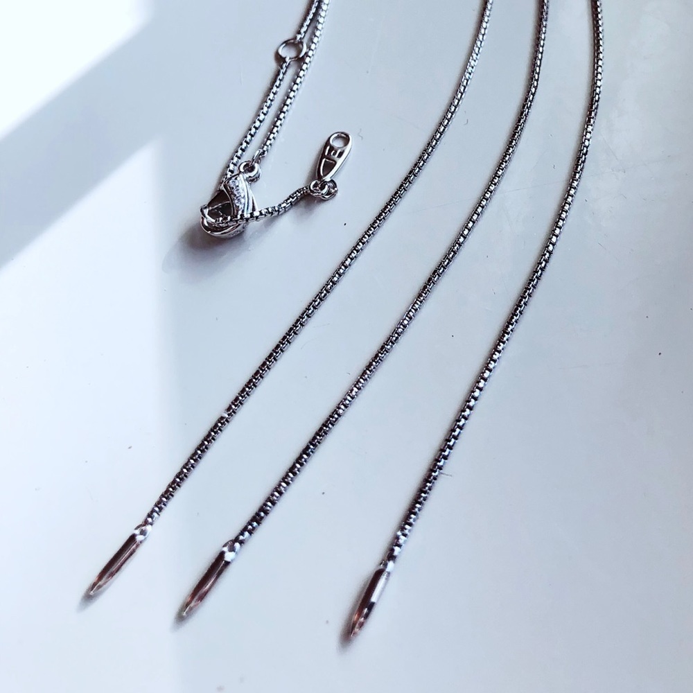 Adriana Orsini Sterling‎ Silver drop necklace